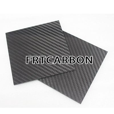 Hoja compuesta reforzada con fibra de carbono 3K de 200 * 300 mm Twill Brillante para motores de cuadricópteros RC