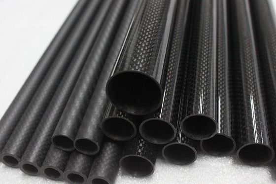 Tubos estructurales redondos de fibra de carbono de tamaño medio 13 mm 14 mm 15 mm 16 mm 18 mm 19 mm