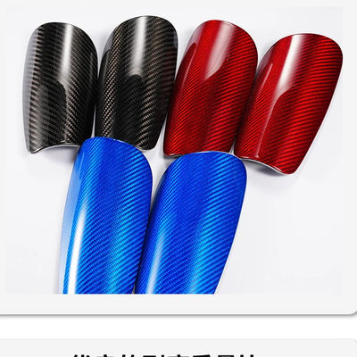 Protector de piernas de fibra de carbono para el fútbol Apoyo para las pantorrillas de compresión de la pantorrilla para el fútbol