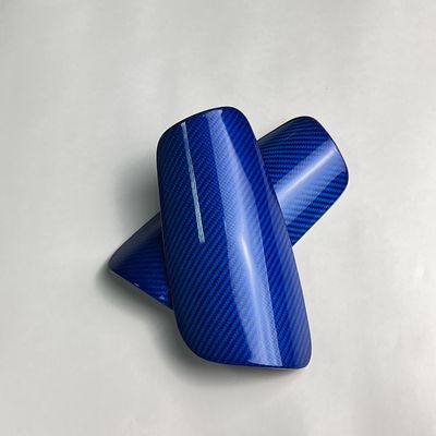 Protector de piernas de fibra de carbono para el fútbol Apoyo para las pantorrillas de compresión de la pantorrilla para el fútbol