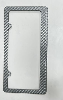 3K Twill Fibra de Carbono Carbono Fibra de licencia de la placa de titular de la placa de número de fibra de carbono