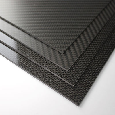Diy Cnc Hoja de fibra de carbono 3k Twill Hoja de carbono forjada Plain Weave Super Shin Hoja de carbono