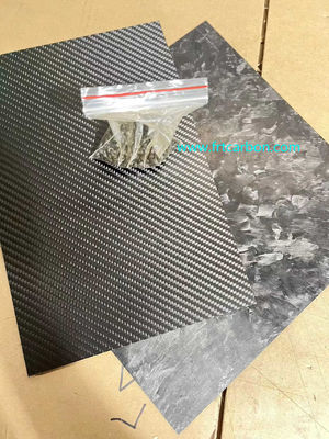 Diy Cnc Hoja de fibra de carbono 3k Twill Hoja de carbono forjada Plain Weave Super Shin Hoja de carbono