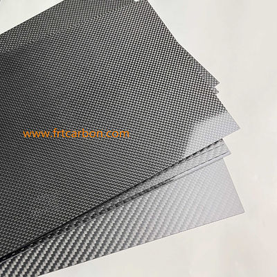 Diy Cnc Hoja de fibra de carbono 3k Twill Hoja de carbono forjada Plain Weave Super Shin Hoja de carbono