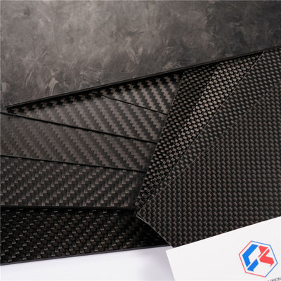 Hoja fina de fibra sólida de carbono azul negro 6.0 mm 8.0 mm 10.0 mm