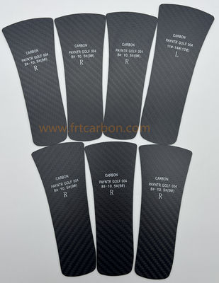 Pantallas de fútbol de fibra de carbono personalizadas 3k Twill Matte Placa de fibra de carbono 1.0mm 0.8mm