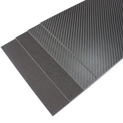 Grasa 10 mm 5 mm 3 mm Placa de fibra de carbono 3k Twill Tejido para helicóptero RC Quadcopter Multicopter