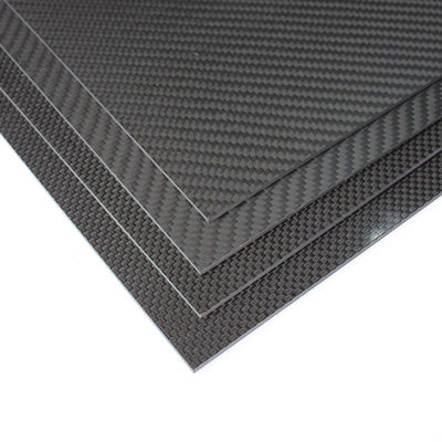 Grasa 10 mm 5 mm 3 mm Placa de fibra de carbono 3k Twill Tejido para helicóptero RC Quadcopter Multicopter