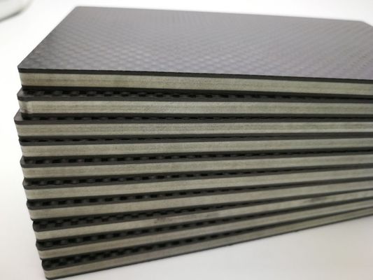 3k Hojas de tela de fibra de carbono Placa para coches Paredes del sótano 2mm 2.5mm 3mm