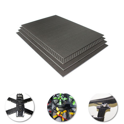 1 mm 2 mm 2.5 mm 3 mm 4 mm 5 mm 6 mm 100 Hojas de fibra de carbono laminadas con tejido de fibra de carbono