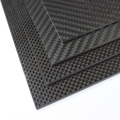 Hojas de fibra de carbono de 4 mm para coches de carreras rc 0,5 mm placa de cfrp 200x300 mm