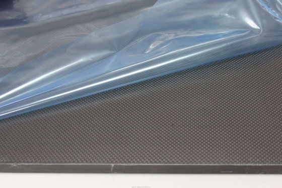 Las hojas de fibra de carbono ultra delgadas 100% puras, rígidas, de tejido de trenzas de 1,5 mm
