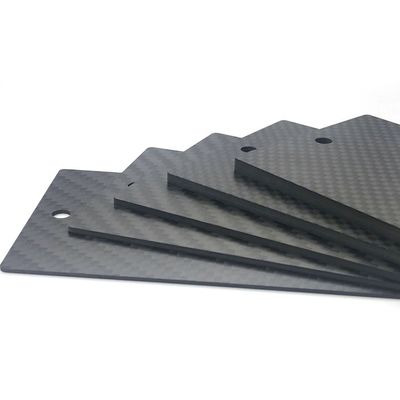 Hojas de fibra de carbono de alta resistencia 200x300mm 0,5mm 5mm 4mm 3mm Placa de fibra de carbono
