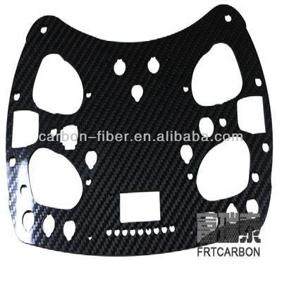 Hoja de fibra de carbono forjada ligera para accesorios de automóviles