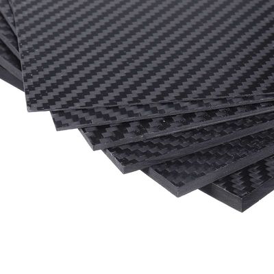 placa de hoja de fibra de carbono de alta calidad 1mm 1.5mm 2.5mm 3mm hojas laminadas de fibra de carbono fabricantes para la promoción