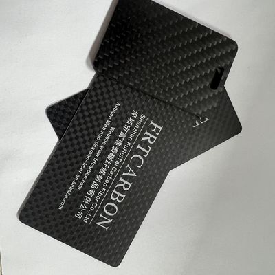 Servicio de mecanizado de fibra de carbono Tarjeta de visita Imprimir marcos de corte CNC Parte para el coche RC Shin Card