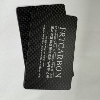 Servicio de mecanizado de fibra de carbono Tarjeta de visita Imprimir marcos de corte CNC Parte para el coche RC Shin Card
