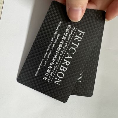 Servicio de mecanizado de fibra de carbono Tarjeta de visita Imprimir marcos de corte CNC Parte para el coche RC Shin Card