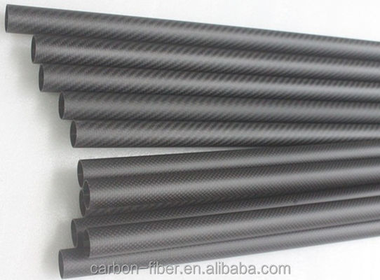 Fabricantes de tubos de fibra de carbono 1000 mm 2000 mm Pollo de CFRP Pollo de fibra de carbono de alta resistencia