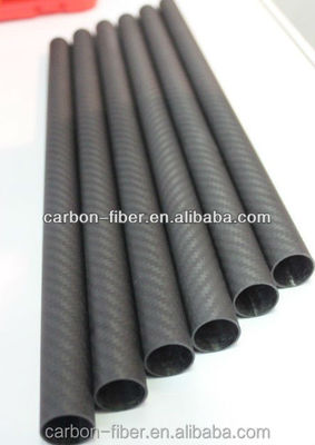 Fabricantes de tubos de fibra de carbono 1000 mm 2000 mm Pollo de CFRP Pollo de fibra de carbono de alta resistencia