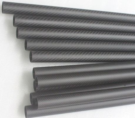 Tubo de fibra de carbono de 2m 20mm 3k Fibra de carbono Cuadro de bicicleta Tubo de carbono Weipi Paddle Boat
