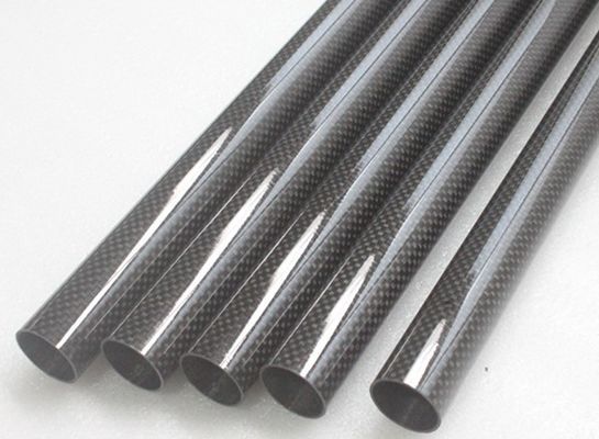 Tubo de fibra de carbono de 2m 20mm 3k Fibra de carbono Cuadro de bicicleta Tubo de carbono Weipi Paddle Boat