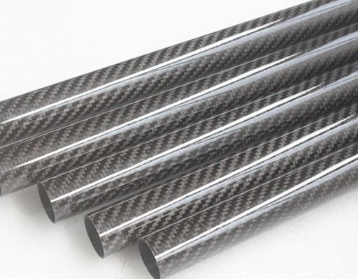 Tubo de fibra de carbono de 2m 20mm 3k Fibra de carbono Cuadro de bicicleta Tubo de carbono Weipi Paddle Boat
