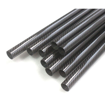 &quot;2&quot; &quot;2&quot; 2mm tubo de fibra de carbono Polvo de fibra de carbono Polvos de bóveda de gran diámetro 18x16x1000mm