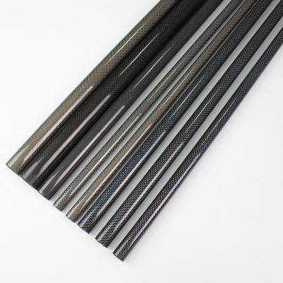 &quot;2&quot; &quot;2&quot; 2mm tubo de fibra de carbono Polvo de fibra de carbono Polvos de bóveda de gran diámetro 18x16x1000mm