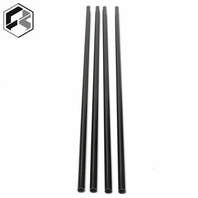 Tubos telescópicos de fibra de carbono de alta resistencia Tubos de fibra de carbono