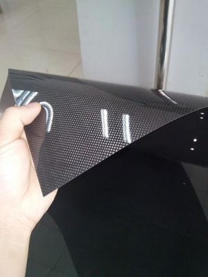 Hoja de chapa de fibra de carbono flexible de 3K 1K 1.5K 0,25 mm 0,3 mm