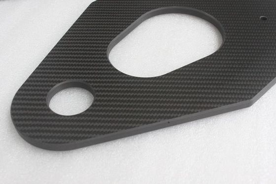 Servicio de mecanizado CNC de fibra de carbono Partes de mecanizado CNC de chapa de fibra de carbono para el marco de copter/FPV