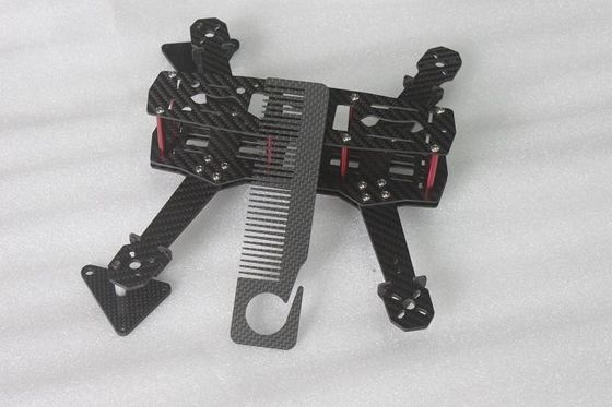 Servicio de mecanizado CNC de fibra de carbono Partes de mecanizado CNC de chapa de fibra de carbono para el marco de copter/FPV