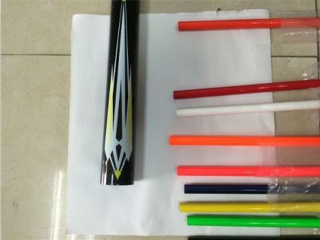 5 16&quot; 5 8&quot; 7 8&quot; Rojo Blanco Azul Amarillo Tubos de fibra de carbono para bicicletas FRT