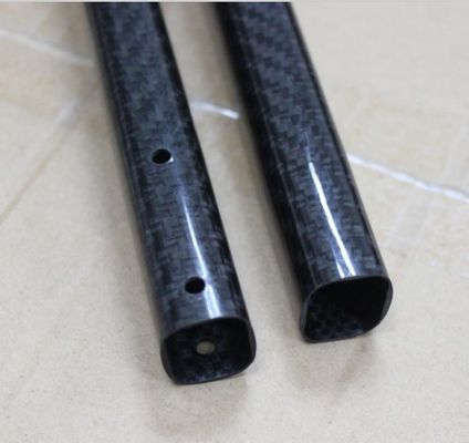 10 mm tubo cuadrado de fibra de carbono 20 mm moldeo por prensado en caliente